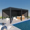 Sleek and durable outdoor pergola with shade and elegance