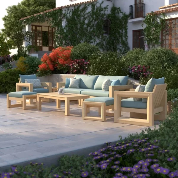 Comfortable and stylish patio furniture set for outdoor seating