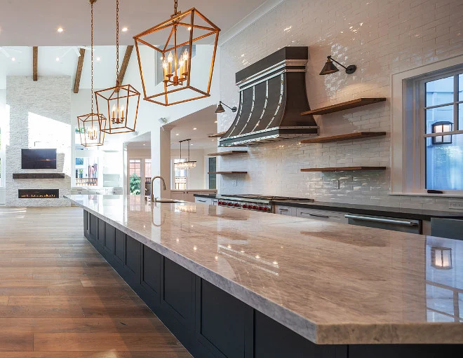 Long Kitchen Island