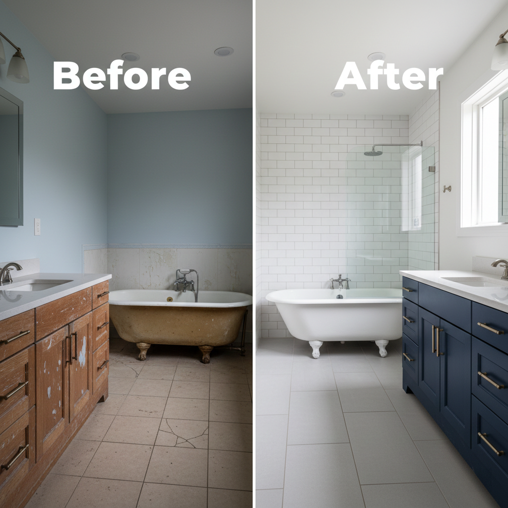 Bathroom Refinishing Goodyear AZ transformation project