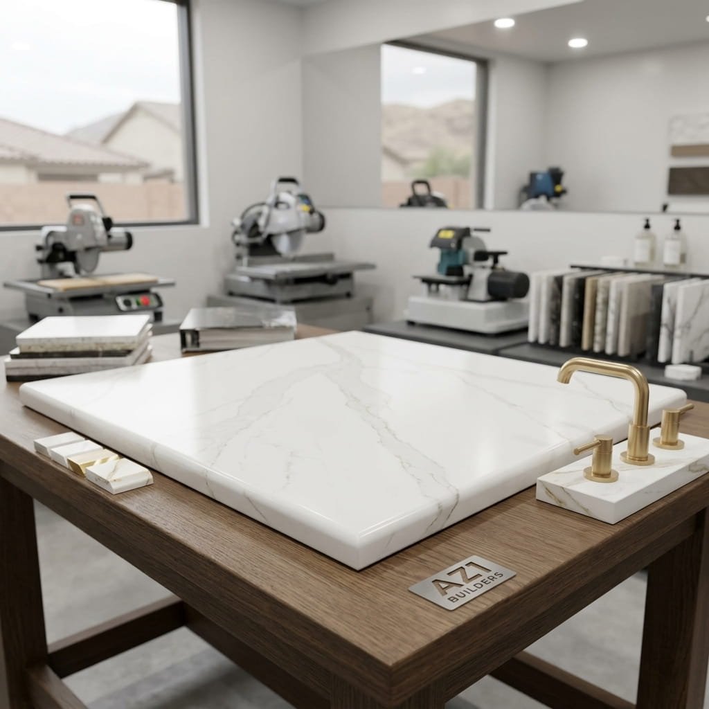 Modern quartz countertops Goodyear AZ kitchen remodel