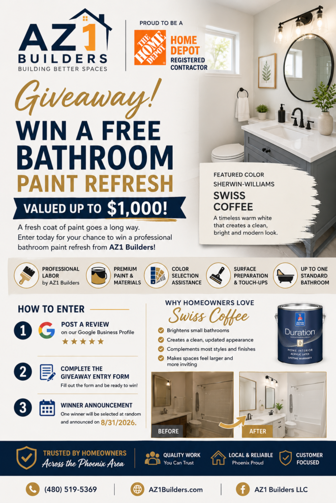 Bathroom Paint Refresh Giveaway