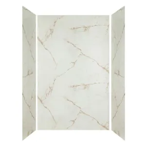 WoodBridge 60 x 36 Direct-to-Stud Shower Wall Kit Base Combo
