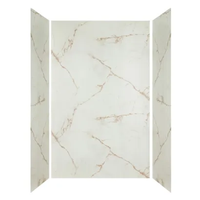 WoodBridge 60 x 36 Direct-to-Stud Shower Wall Kit Base Combo