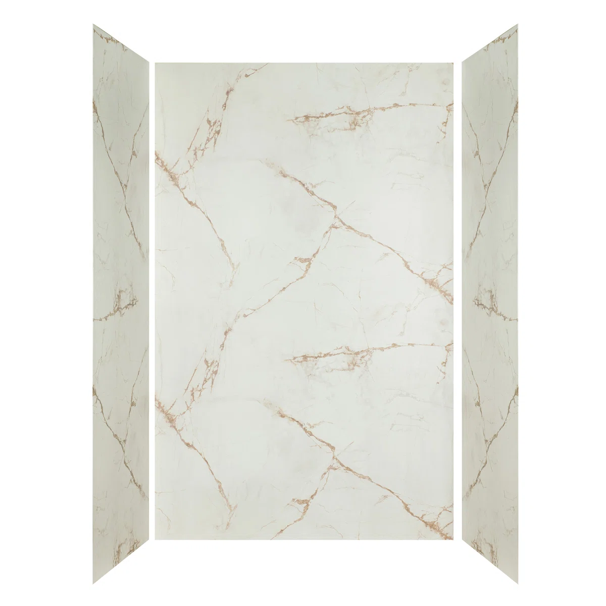 WoodBridge 60 x 36 Direct-to-Stud Shower Wall Kit Base Combo WoodBridge 60 x 36 Direct-to-Stud Shower Wall Kit Base Combo