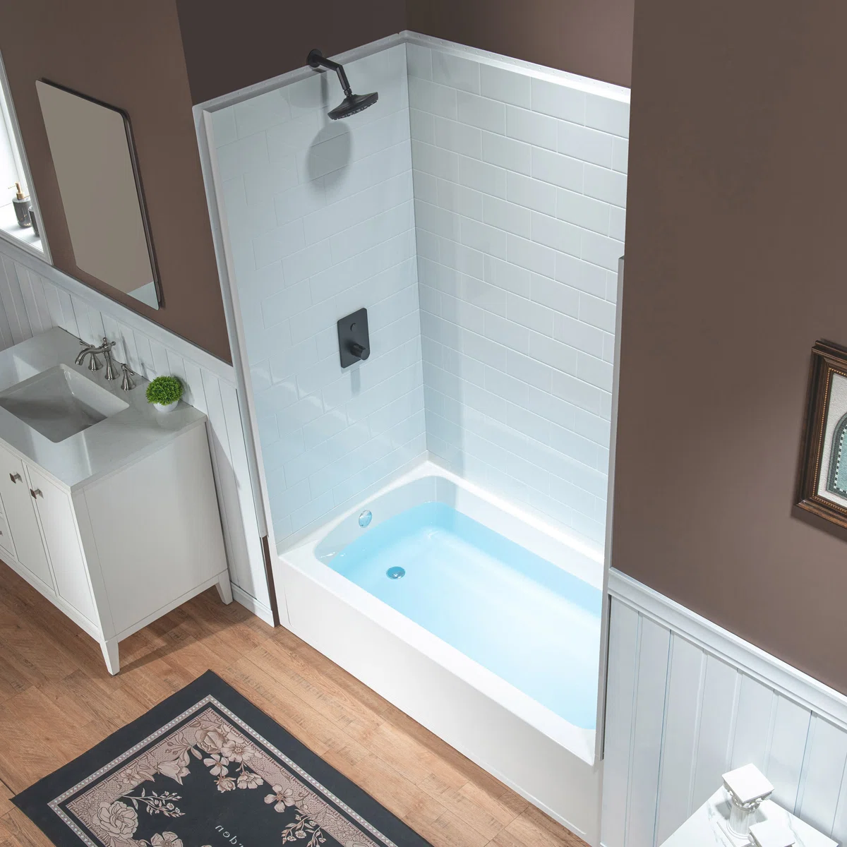 Woodbridge 60 x 32 Surface Alcove Tub and Wall Kit Woodbridge 60 x 32 Surface Alcove Tub and Wall Kit